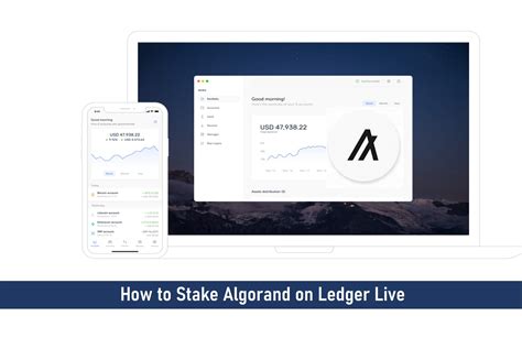staking algorand on ledger.